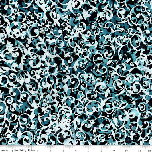 Image of the Expressions Batiks Victorian Garden Stale quilting cotton fabric by Riley Blake Designs. Features abstract patterns. 
Cute Little Fabric Shop