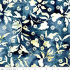 Image of the Expressions Batiks Victorian Garden Denim Bijou quilting cotton fabric by Riley Blake Designs. Features abstract patterns. 
Cute Little Fabric Shop
