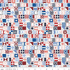Image of the Yacht Club Flags Multi quilting cotton fabric by Amanda Niederhauser for Riley Blake Designs. Features flags on a white background. Cute Little Fabric Shop