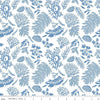 Image of the Ocean Oasis Water Plants White quilting cotton fabric by Diane Labombarbe for Riley Blake Designs. Features plants on a white background. Cute Little Fabric Shop