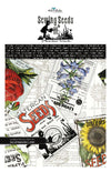 Image of the Sewing Seeds III Storyboard for Riley Blake Designs. Features sewing themed fabrics.
Cute Little Fabric Shop