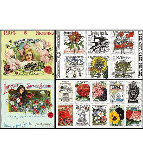 Image of the Sewing Seeds III Panel Bundle by J. Wecker Frisch for Riley Blake Designs. Features 3 panels in one bundle.
Cute Little Fabric Shop