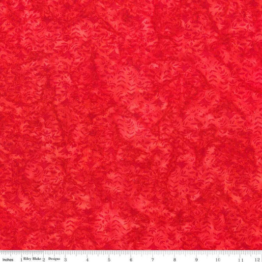 Image of the Expressions Batiks Let Freedom Reign Red Red quilting cotton fabric by Riley Blake Designs. Features patriotic fabrics. 
Cute Little Fabric Shop