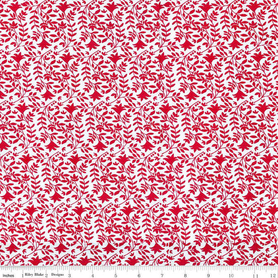 Image of the Expressions Batiks Let Freedom Reign Scarlet quilting cotton fabric by Riley Blake Designs. Features patriotic fabrics. 
Cute Little Fabric Shop