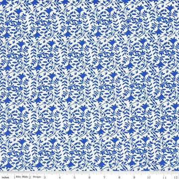Image of the Expressions Batiks Let Freedom Reign Lapis quilting cotton fabric by Riley Blake Designs. Features patriotic fabrics. 
Cute Little Fabric Shop