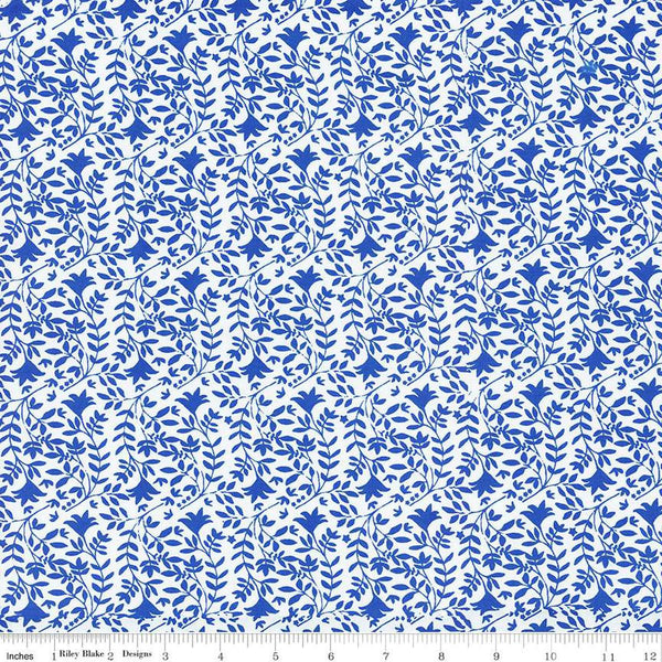 Image of the Expressions Batiks Let Freedom Reign Lapis quilting cotton fabric by Riley Blake Designs. Features patriotic fabrics. 
Cute Little Fabric Shop