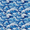 Image of the Ocean Blues Ocean Waves quilting cotton fabric for QT Fabrics. Features stripes on blue backgrounds.
Cute Little Fabric Shop