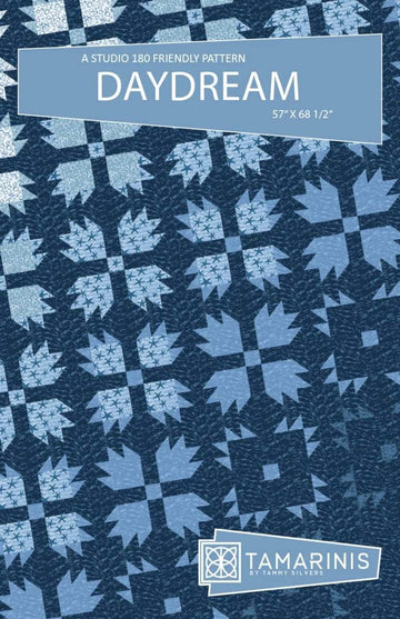Image of the Daydream by Tamarinis for Riley Blake Designs. Features blue fabrics on a quilt.
Cute Little Fabric Shop