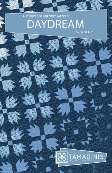 Image of the Daydream by Tamarinis for Riley Blake Designs. Features blue fabrics on a quilt.
Cute Little Fabric Shop