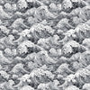 Image of the Ocean Blues Ocean Waves Charcoal quilting cotton fabric by Morris Creative Group for Riley Blake Designs. Features waves on a gray background. Cute Little Fabric Shop