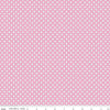 Image of the Vibrance Flowers Pink quilting cotton fabric by Leslie Ryan for Riley Blake Designs. Features flowers on a pink background. Cute Little Fabric Shop