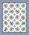 Image of the Dresden Jacks quilt pattern by Blooming Boldly Designs for Riley Blake Designs. Features dresdens and jacks on a quilt pattern. 
Cute Little Fabric Shop