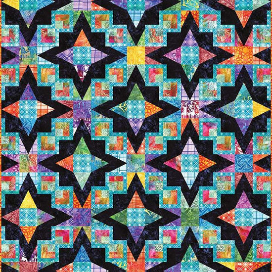 Image of the Prismatic Compass quilt pattern by Blooming Boldly Designs for Riley Blake Designs. Features geometric shapes on a quilt.
Cute Little Fabric Shop