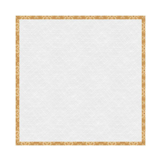 Image of a Riley Blake 18 inch Design Board Americana Cider. Features a tan colored border. 
Cute Little Fabric Shop