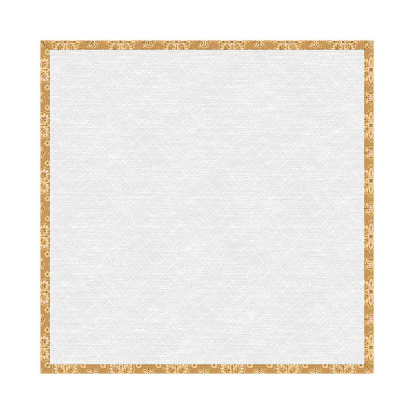 Image of a Riley Blake 18 inch Design Board Americana Cider. Features a tan colored border. 
Cute Little Fabric Shop