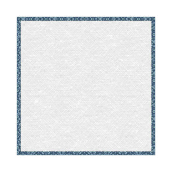 Image of a Riley Blake 18 inch Design Board Americana Dark Denim. Features a blue colored border. 
Cute Little Fabric Shop