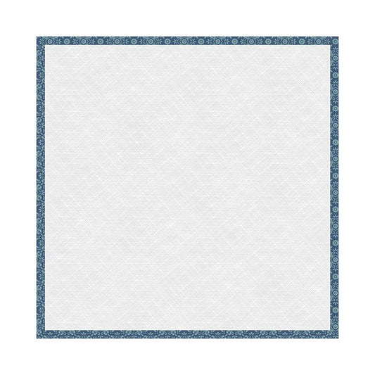Image of a Riley Blake 18 inch Design Board Americana Dark Denim. Features a blue colored border. 
Cute Little Fabric Shop
