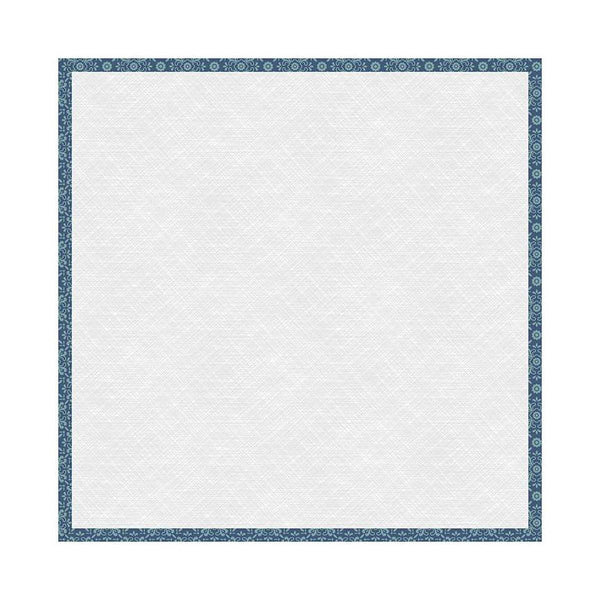 Image of a Riley Blake 18 inch Design Board Americana Dark Denim. Features a blue colored border. 
Cute Little Fabric Shop