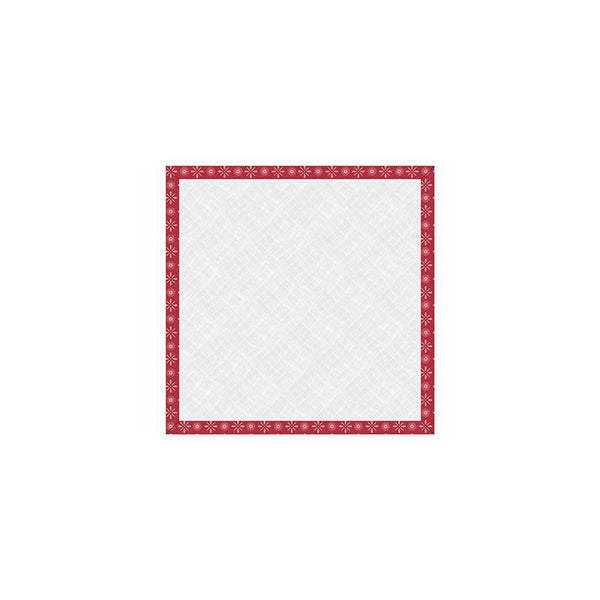 Image of the Lori Holt 10 inch Design Board Americana Riley Red by Riley Blake Designs. Features a red floral fabric on the edges of a design board. 
Cute Little Fabric Shop