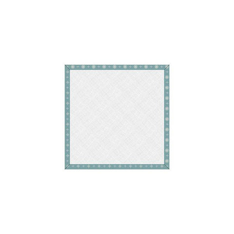 Image of the Lori Holt 10 inch Design Board Americana Raindrop by Riley Blake Designs. Features a blue floral fabric on the edges of a design board. 
Cute Little Fabric Shop