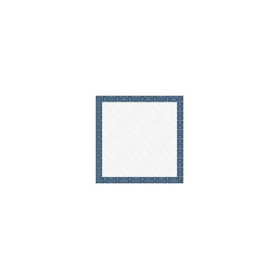 Image of the Lori Holt Bitty Design Board 7" Americana Dark Denim. Features a design board with a blue border. Cute Little Fabric Shop