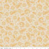 1 yard 27" End of Bolt - DEAL Cheddar at Twilight Scarf WIDEBACK WB15167 Cream - Riley Blake - 108" - Quilting Cotton Fabric