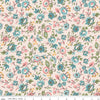 3-Yard cut - Piece & Plenty Floral WIDEBACK WB15894 Latte - Riley Blake - Lori Holt - 108" - Quilting Cotton Fabric