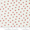 Image of the Summertime Fairground Cream quilting cotton fabric by Moda Fabrics. Features flowers on a cream background. Cute Little Fabric Shop