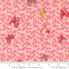Superbloom Butterfly Carnation quilting cotton fabrics by Robin Pickens for Moda Fabrics. Features flowers on an pink background. Cute Little Fabric Shop