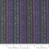 Superbloom Scribble Indigo quilting cotton fabrics by Robin Pickens for Moda Fabrics. Features stripes on a blue background. Cute Little Fabric Shop