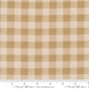 Image of the Farm And Garden Canvas PRINTED Gingham Toast by Cathe Holden for Moda Fabrics. Features tan gingham on canvas. 
Cute Little Fabric Shop