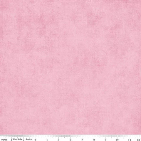 Image of the Wide Back Shades Carnation quilting cotton fabric by Riley Blake Designs. Features a textured fabric on a pink background. 
Cute Little Fabric Shop