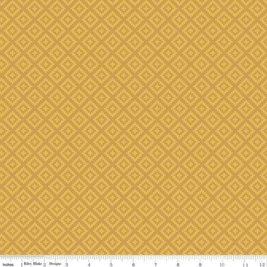 DEAL National Parks Diamonds C15099 Golden - Riley Blake Designs - Geometric - Quilting Cotton Fabric