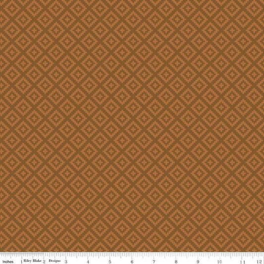 National Parks Diamonds C15099 Teddy Bear - Riley Blake Designs - Geometric - Quilting Cotton Fabric