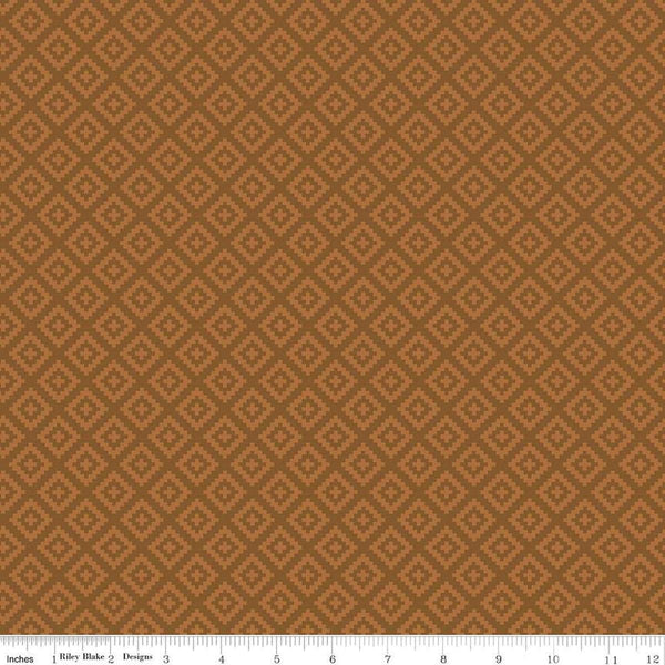 SALE National Parks Diamonds C15099 Teddy Bear - Riley Blake Designs - Geometric - Quilting Cotton Fabric