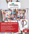 DEAL Machine Embroidery Americana America the Beautiful Projects INSTRUCTIONS ME018AMP24R4 - Riley Blake Designs - USB File 5 Projects