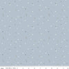 24" End of Bolt - FLANNEL Till the Cows Come Home Stars F16114 Sky - Riley Blake Designs - Scattered Stars Celestial - FLANNEL Cotton Fabric