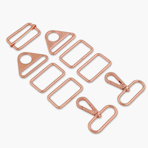 Townsend Bag Hardware Kit Rose Gold PATTERN P210 by Sallie Tomato - Riley Blake Designs - INSTRUCTIONS Only - Used with Townsend Travel Bag