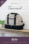 Townsend Bag PATTERN P210 - Sallie Tomato - Riley Blake Designs - INSTRUCTIONS Only - Large Zipper Carryon Travel Bag
