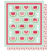 SALE Summertime Quilt Kit KIT55320 - Moda Fabrics - Pattern Fabric - Watermelon Fruit Summer - Quilting Cotton Fabric