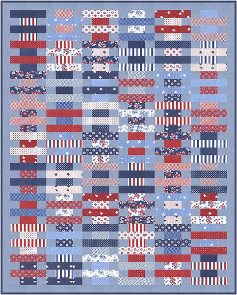 Pioneer Day Quilt Pattern PGP-199 by Quilting Life Designs - Moda Fabrics - INSTRUCTIONS Only - Layer Cake 10" Stacker