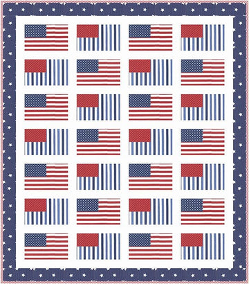SALE American Made Quilt Pattern PGP-200 - Quilting Life Designs - Moda Fabrics - INSTRUCTIONS Only - Layer Cake 10" Stacker
