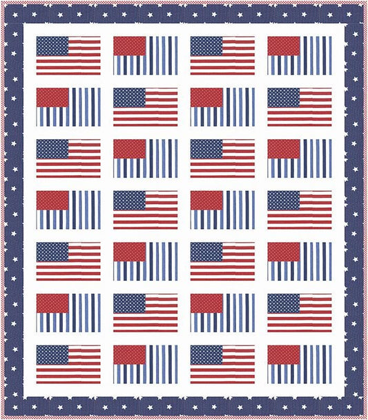 SALE American Made Quilt Pattern PGP-200 - Quilting Life Designs - Moda Fabrics - INSTRUCTIONS Only - Layer Cake 10" Stacker