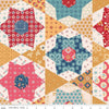 SALE LARGE CANVAS Americana Home Decor Stars HD16101 Multi - Riley Blake - Lori Holt - Extra Wide - Lightweight Cotton Canvas
