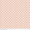 Image of the Americana Independence Marigold quilting cotton fabric by Lori Holt for Riley Blake Designs. Features flowers on a cream background. Cute Little Fabric Shop