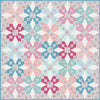 SALE Ring Around the Posies Quilt PATTERN P124 - Gerri Robinson - Riley Blake - INSTRUCTIONS Only - Three Designs Square Quilt