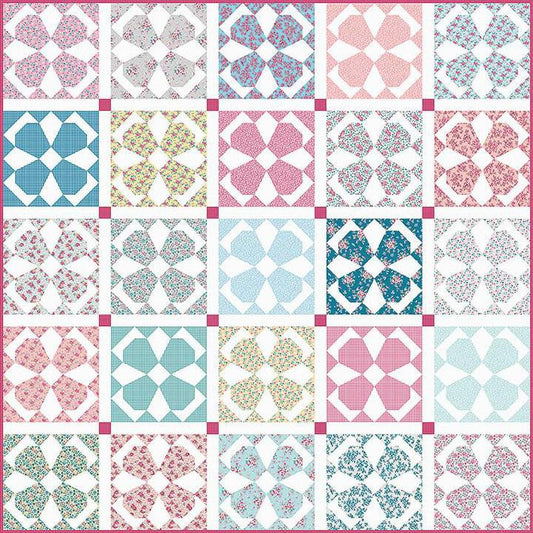 SALE Blue Bells Quilt PATTERN - Gerri Robinson - Riley Blake - INSTRUCTIONS Only
