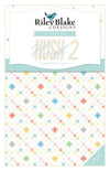 Hush Hush 2 Charm Pack 5" Stacker Bundle - Riley Blake Designs - 42-Piece Precut  - Low Volume - Quilting Cotton Fabric
