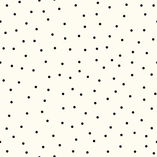 Image of the Steampunk Halloween 3 Dot Cream quilting cotton fabric. Features halloween dots on a cream background. Cute Little Fabric Shop