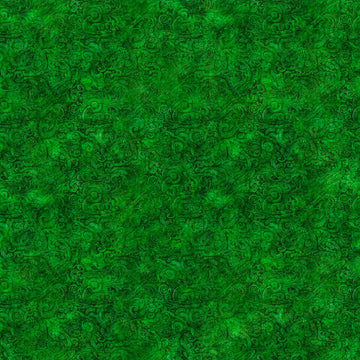 Image of the Festivus Festivus Blender Green quilting cotton fabric by Dan Morris for Riley Blake Designs. Features an abstract swirl on a green background. Cute Little Fabric Shop